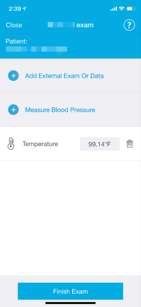 Select Blood Pressure Exam