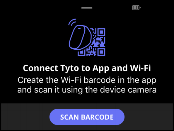 Scan Barcode Button