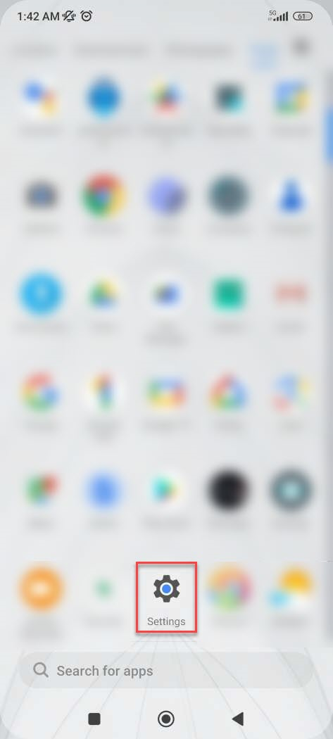 Android Settings