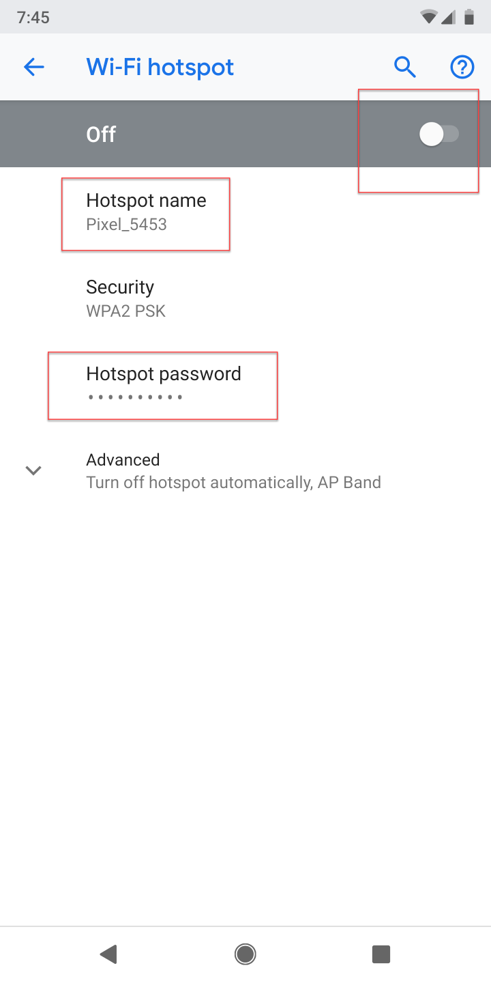 Hotspot Name