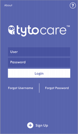 TytoCare Registration Screen