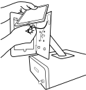 Connecting iPad to charging cable